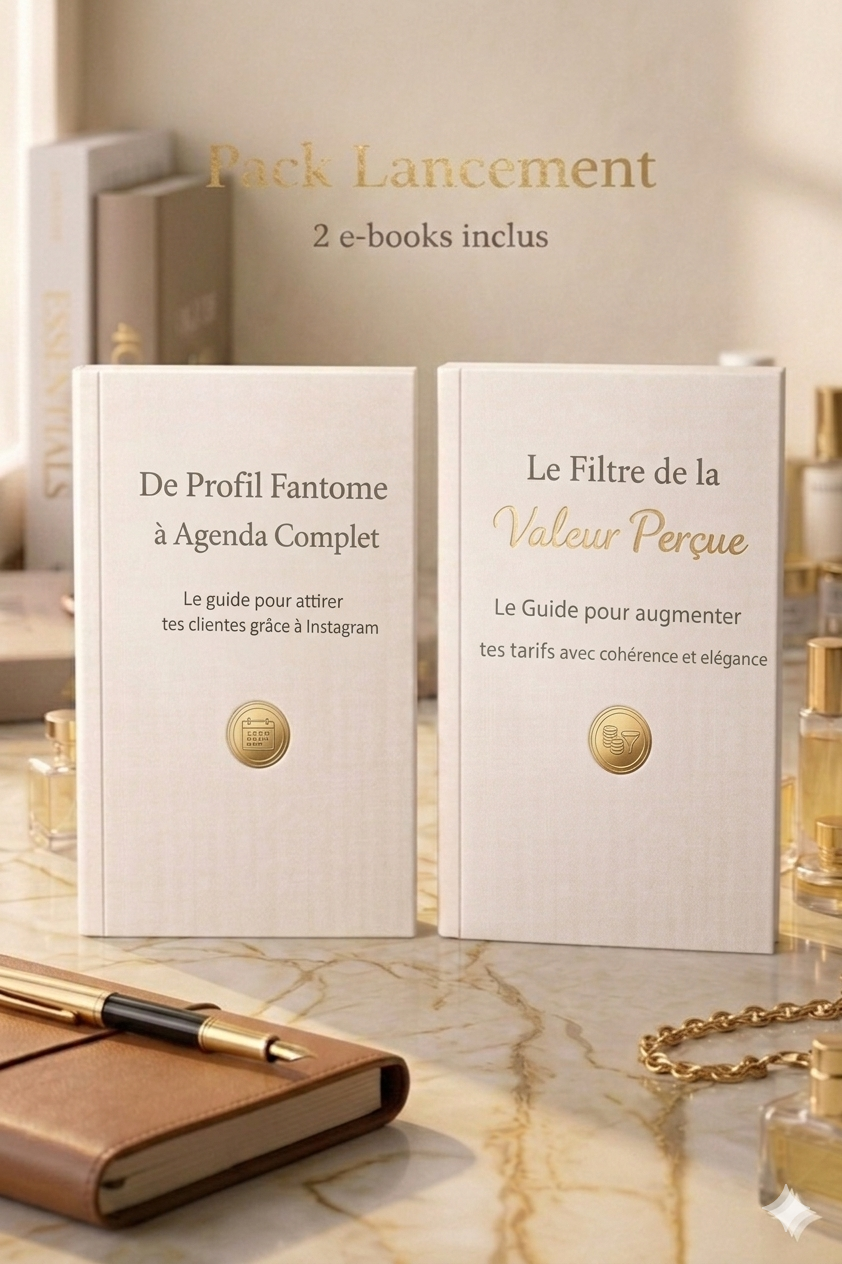 Pack Visibilité & Prix – Attire plus de clientes et augmente tes tarifs intelligemment