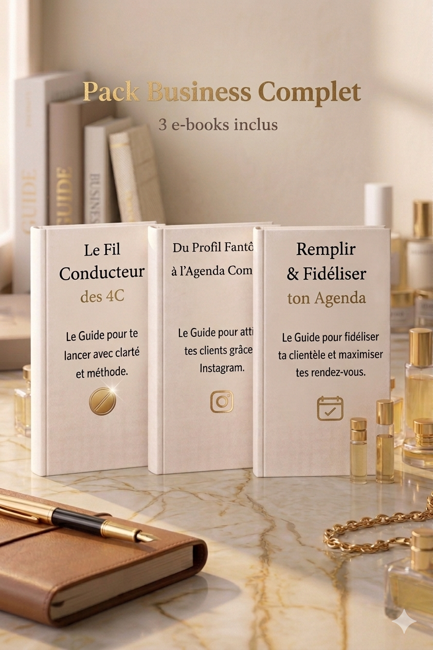 Pack Business Complet – Les 3 e-books essentiels pour lancer, remplir et valoriser ton activité